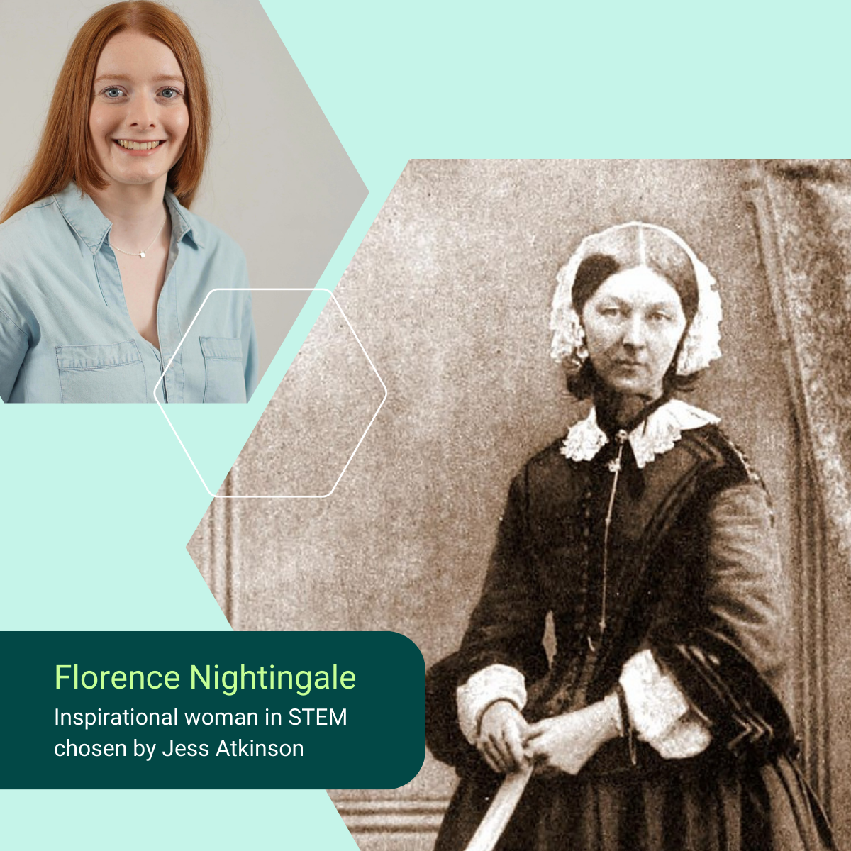 Photo of Florence Nightingale and Jess Atkinson 